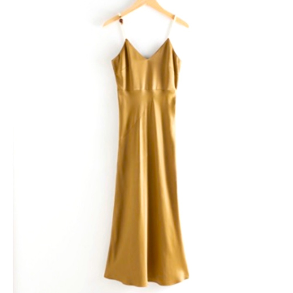 & Other Stories Satin Dress